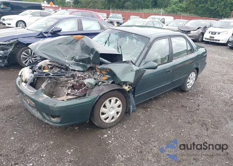 2001 Toyota Corolla Le from USA, damaged, VIN 2T1BR12EX1C408297